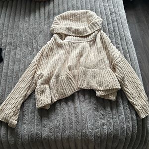 Beige Baggy Sweater